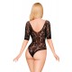 Body manche trois quart noir Midnight visit - PH0104BLK