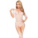 Bodystocking Blanc Sugar drop - PH0029WHT