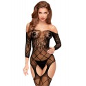 Bodystocking Noir Top-notch - PH0041BLK