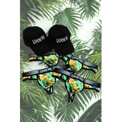 Pack 4 Strings Homme LM2402-57BIR LOOKME 2 Casquettes Offertes