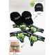 Pack 4 Strings Homme LM2402-57BIR LOOKME 2 Casquettes Offertes