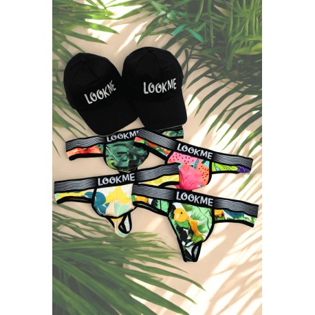Pack 4 Strings Homme LM2402-57 LOOKME 2 Casquettes Offertes