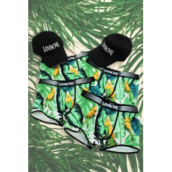 Pack 4 Boxer LM2402-67BIR LOOKME 2 Casquettes Offertes