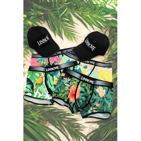 Pack 4 Boxer LM2402-67 LOOKME 2 Casquettes Offertes