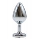 Plug bijou en aluminium bijou coeur violet Medium - RY-014PUR