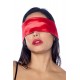 Accessoire coquin en satin réversible noir rouge - MAL128BKRD