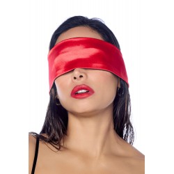 Accessoire coquin en satin réversible noir rouge - MAL128BKRD