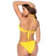 Bikini Jaune à Armatures et Perles - MAL67136YLW
