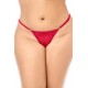 Babydoll grande taille Mapalé brodée avec string - MAL7620XRED