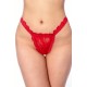 Babydoll Mapalé avec string en dentelle - MAL7622RED