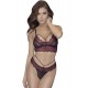 Ensemble soutien-gorge et string en dentelle et résille - R2213788