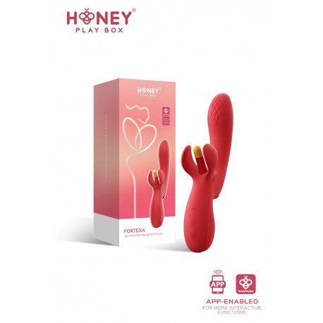 Fortexa Rabbit tapping clitoris commande vocale connecté smartphone USB