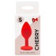 Plug rouge bijou cristal Small CHERRY - RY-067CRED
