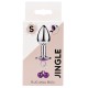 Plug bijou aluminium violet avec clochettes Taille S - RY-001-A-ZB