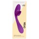 Stimulateur Clitoridien avec langue Vibromasseur Point G 2-en-1 DISA Violet Cœur Ardent - WS-NV025