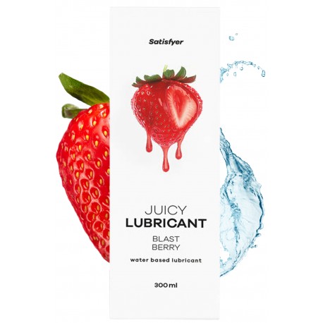 Lubrifiant à base d'eau Fraise explosive 300 ml Satisfyer - CC597070