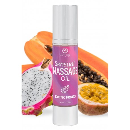 Huile de massage fruits exotiques 50 ml Secret Play
