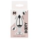 Plug vibrant acier inoxydable anal taille M avec télécommande, USB - RY-207-M