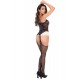 Bodystocking noir en résille style soubrette - Mapalé
