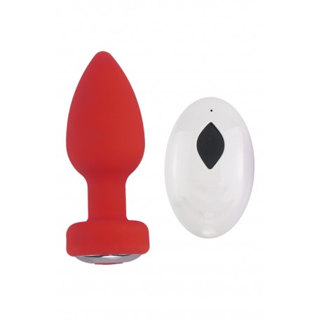 Plug Anal Vibrant Télécommandé SHAKY Rouge