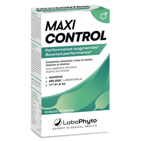 Endurance équilibre sexuel masculin Maxicontrol 60 gélules