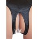 Tanga ouvert en satin avec perles - Cottelli