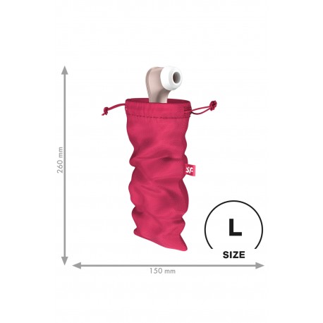 Sac de rangement sextoys rose taille L Treasure Bag Satisfyer 