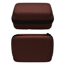 Boite de rangement coquée couleur marron 