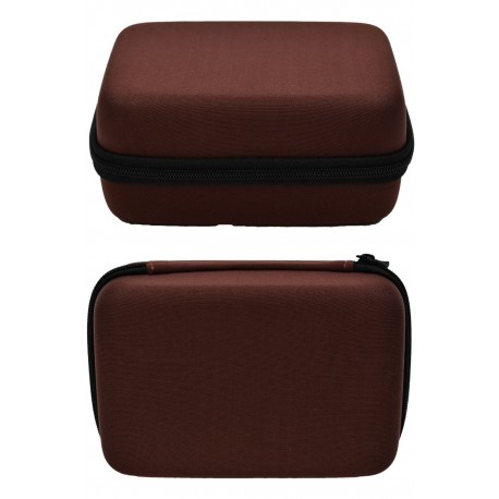 Boite de rangement coquée couleur marron 