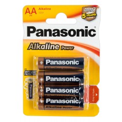 Boîte de 4 piles LR6 AA 