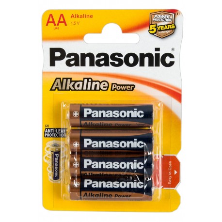 Boîte de 4 piles LR6 AA 