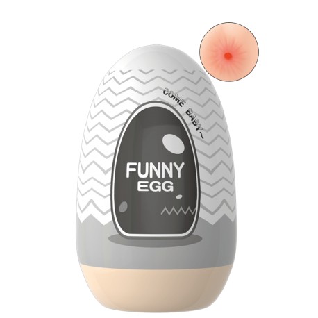 Gaine Masturbatrice Réutilisable FUNNY EGG – Design Réaliste Anus