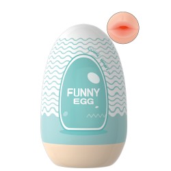 Gaine Masturbatrice Réutilisable FUNNY EGG – Design Réaliste Bouche