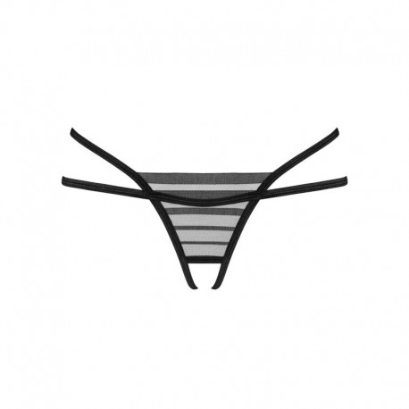 Lune Bellis string ouvert - Noir
