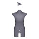 Stewardess Costume 3 pcs - Gris