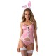 Bunny suit Costume Lapin 4 pcs rose
