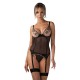 Vila blanes corset et string - Noirs