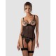 Vila blanes corset et string - Noirs