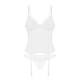 Alissium corset et string - Blancs
