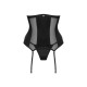 Chic Amoria corset et string - Noir