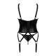 Armares guêpière et string - Noir