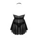 Serafia Nuisette et string - Noire