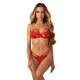 Matildea ensemble lingerie ouvert rouge