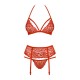 838-SEG-3 Ensemble 3 pcs - Rouge