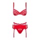 Heartina Ensemble 3 pcs - Rouge