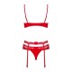 Heartina Ensemble 3 pcs - Rouge