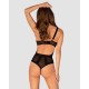 Chic Amoria body ouvert - Noir