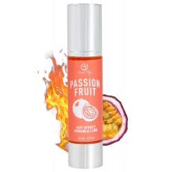 2 en 1 Lubrifiant et huile de massage fruit de la passion chauffant