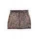 Jupe en résille transparente imprimé léopard Clara - LSN2