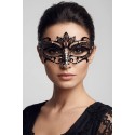 Masque vénitien Asia rigide noir avec strass - HMJ-028BK